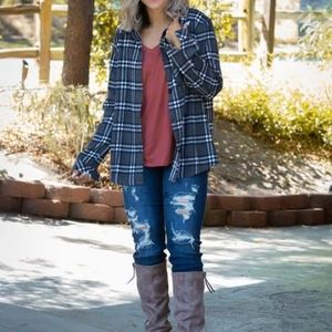 Awesome shacket flannel